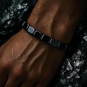 Amazon.com: ZCVFA Hemys Hematite Bracelet, Natural Power Stone Amazon.com: ZCVFA Hemys Hematite Bracelet, Natural Power Stone